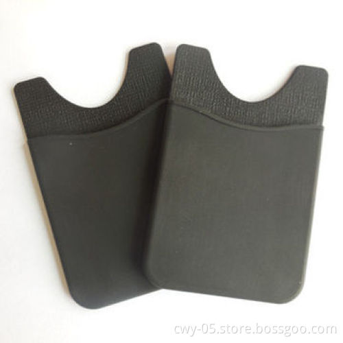 Silicone mobile card case holder, measures 87*57mm